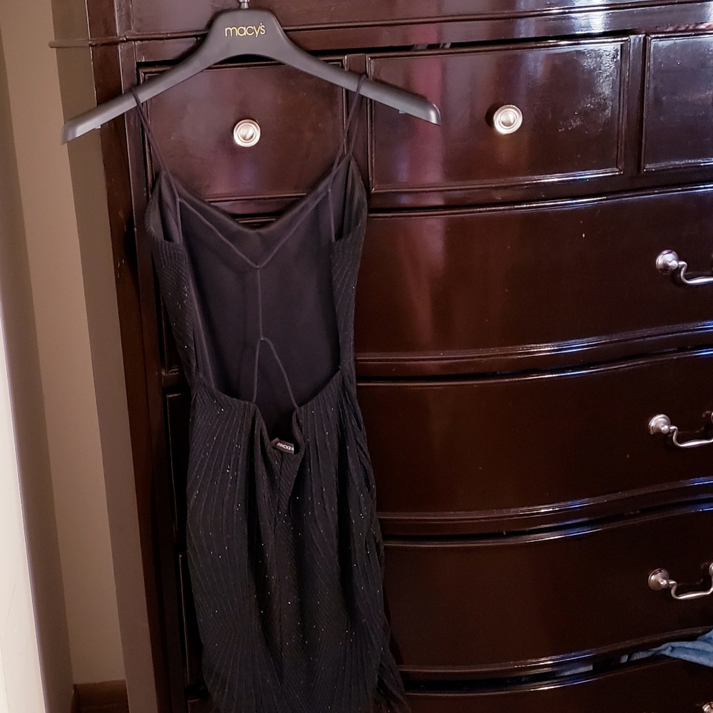 Black mini dress